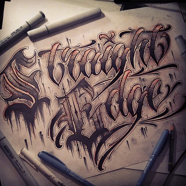 Tatuaż Straight Edge — zdjęcie 1