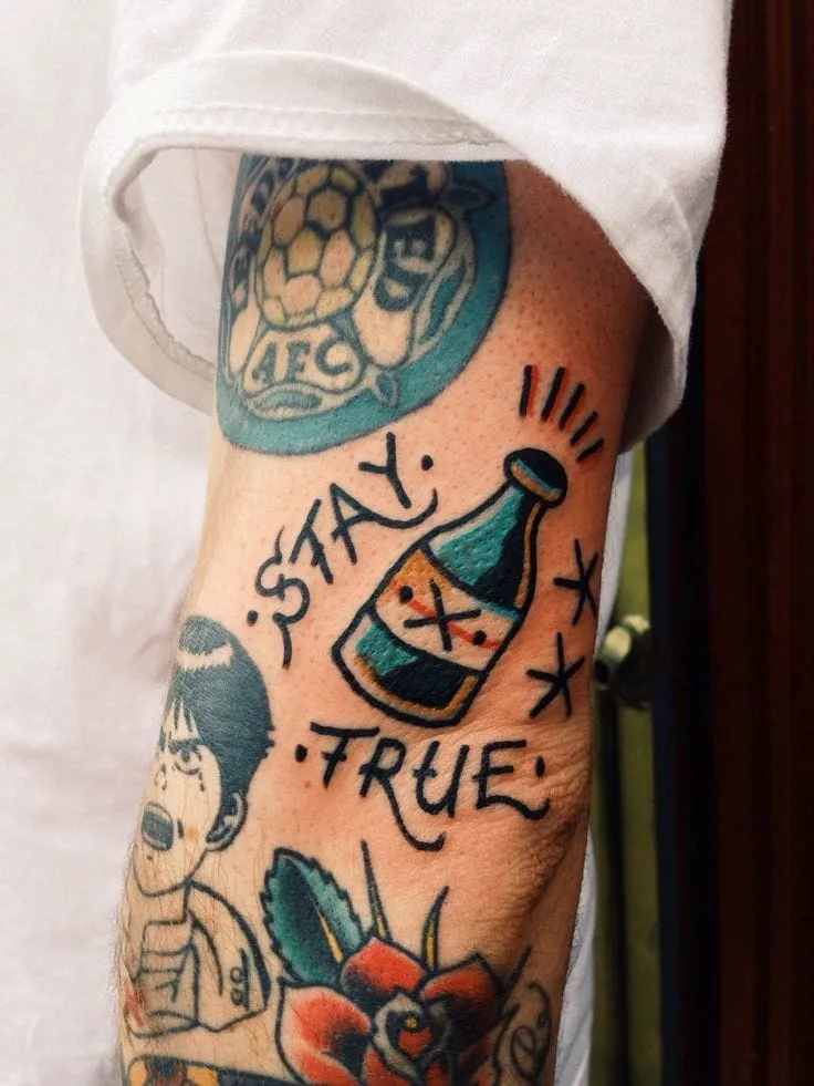Tatuaż Straight Edge — zdjęcie 10