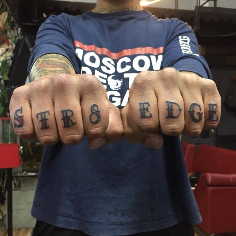 Tatuaż Straight Edge — zdjęcie 103