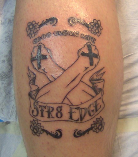 Tatuaż Straight Edge — zdjęcie 14
