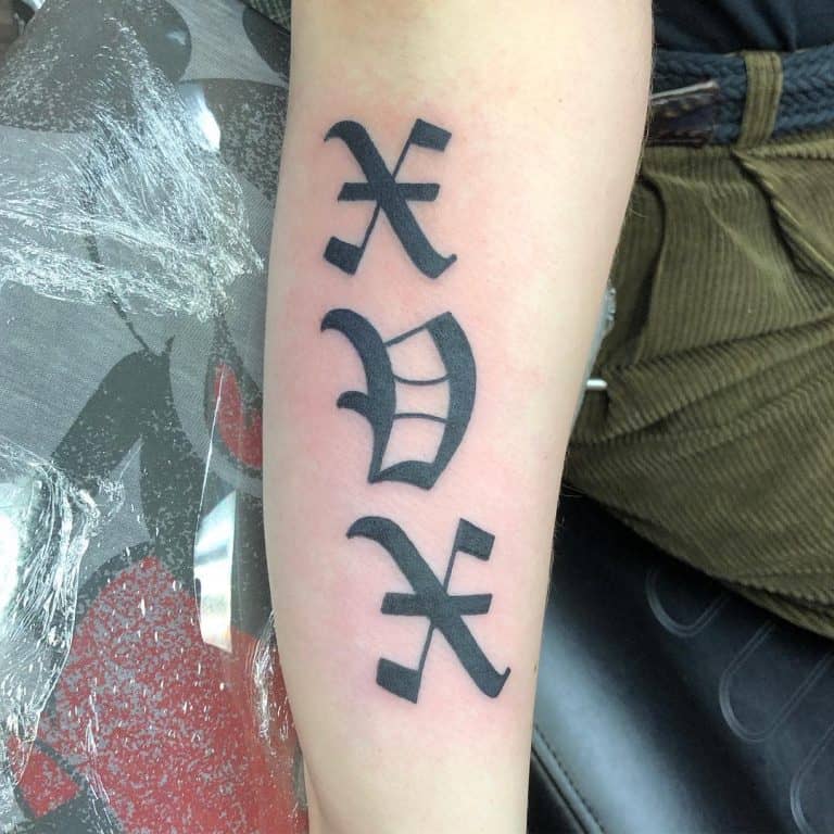 Tatuaż Straight Edge — zdjęcie 142