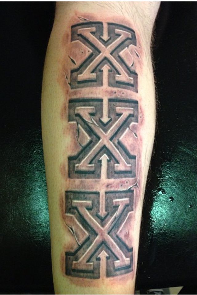 Tatuaż Straight Edge — zdjęcie 24