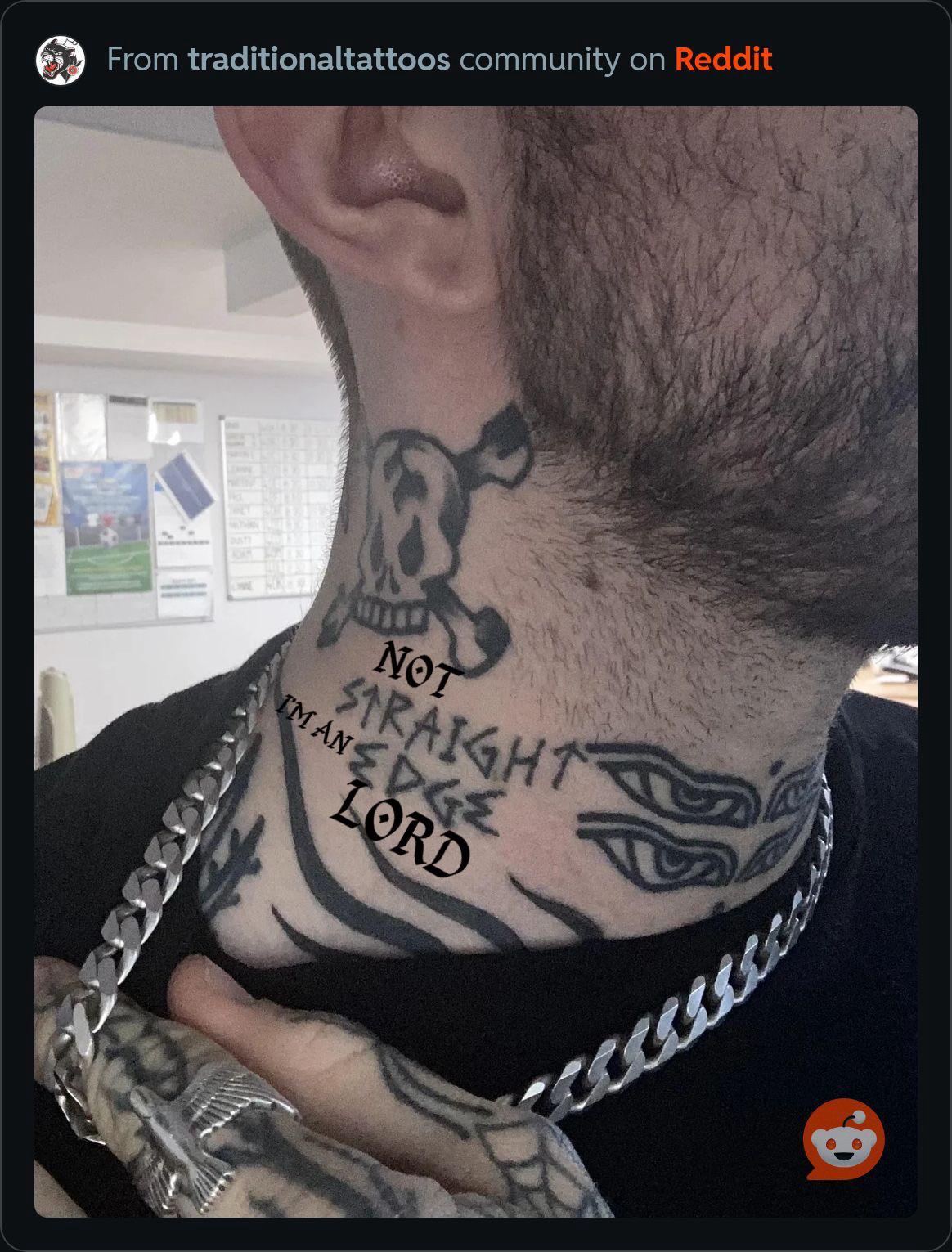 Tatuaż Straight Edge — zdjęcie 27