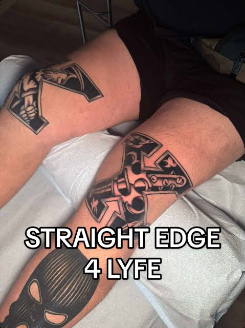 Tatuaż Straight Edge — zdjęcie 32