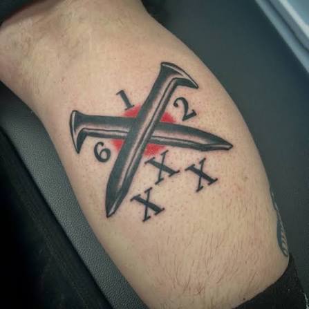 Tatuaż Straight Edge — zdjęcie 35