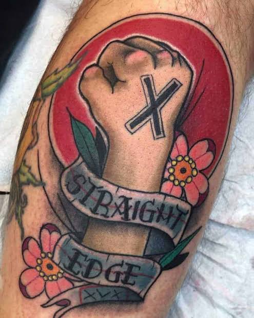 Tatuaż Straight Edge — zdjęcie 48