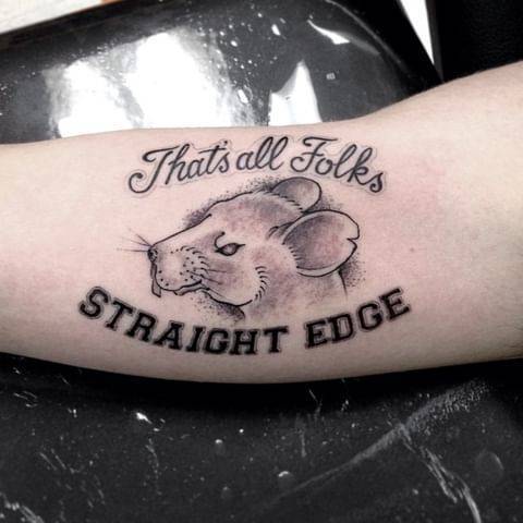 Tatuaż Straight Edge — zdjęcie 64