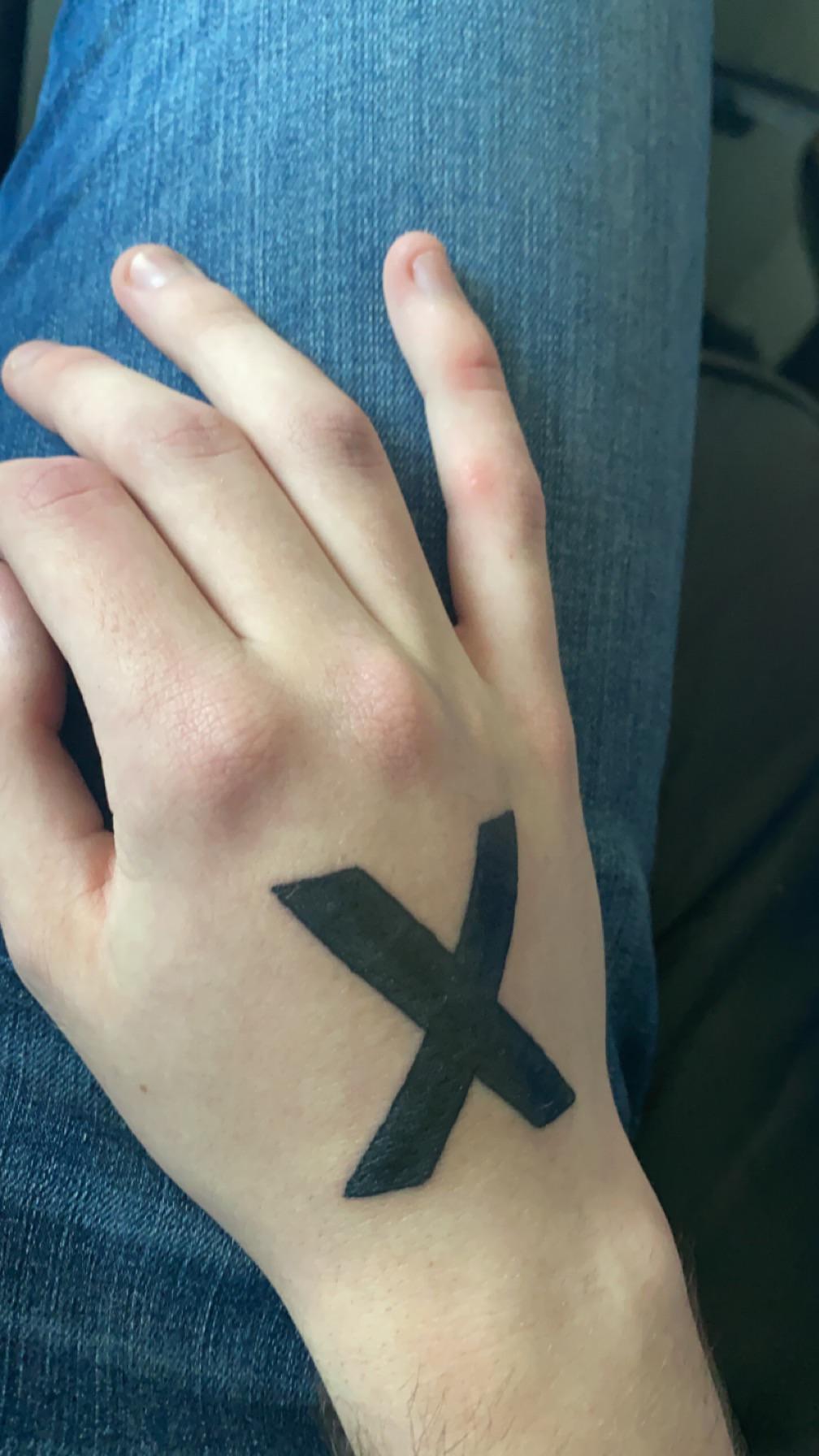 Tatuaż Straight Edge — zdjęcie 65