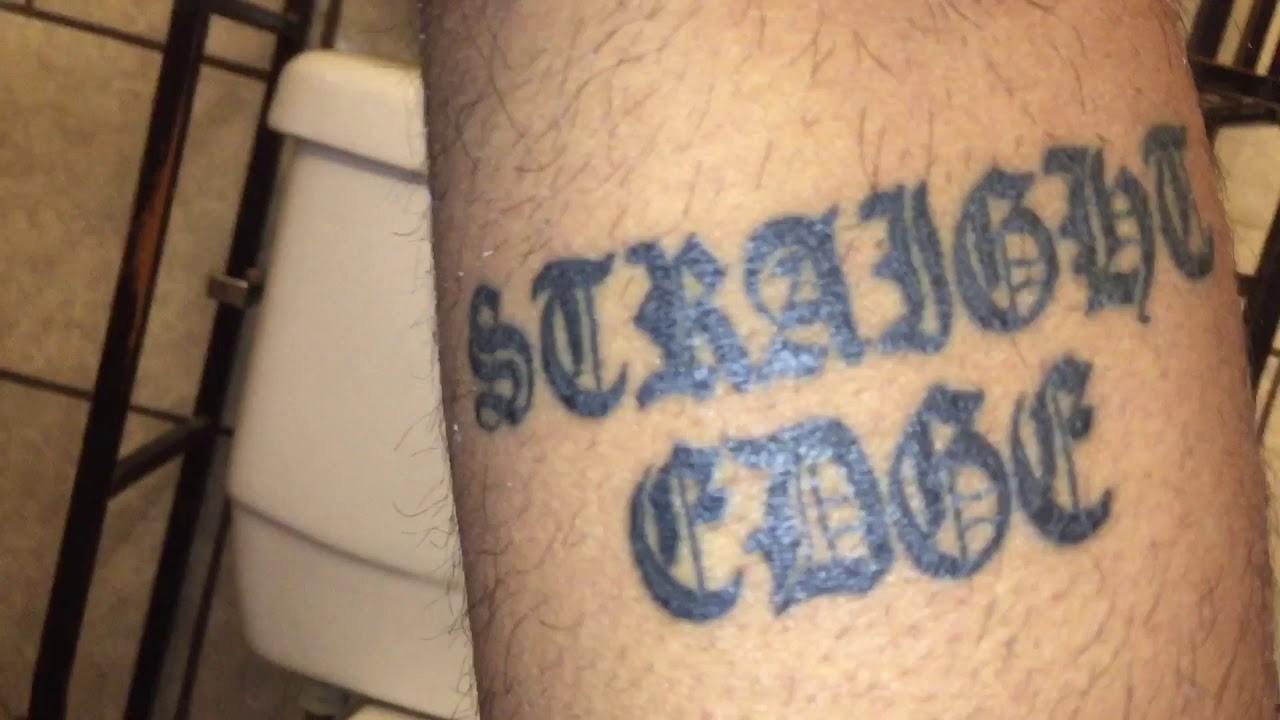 Tatuaż Straight Edge — zdjęcie 66