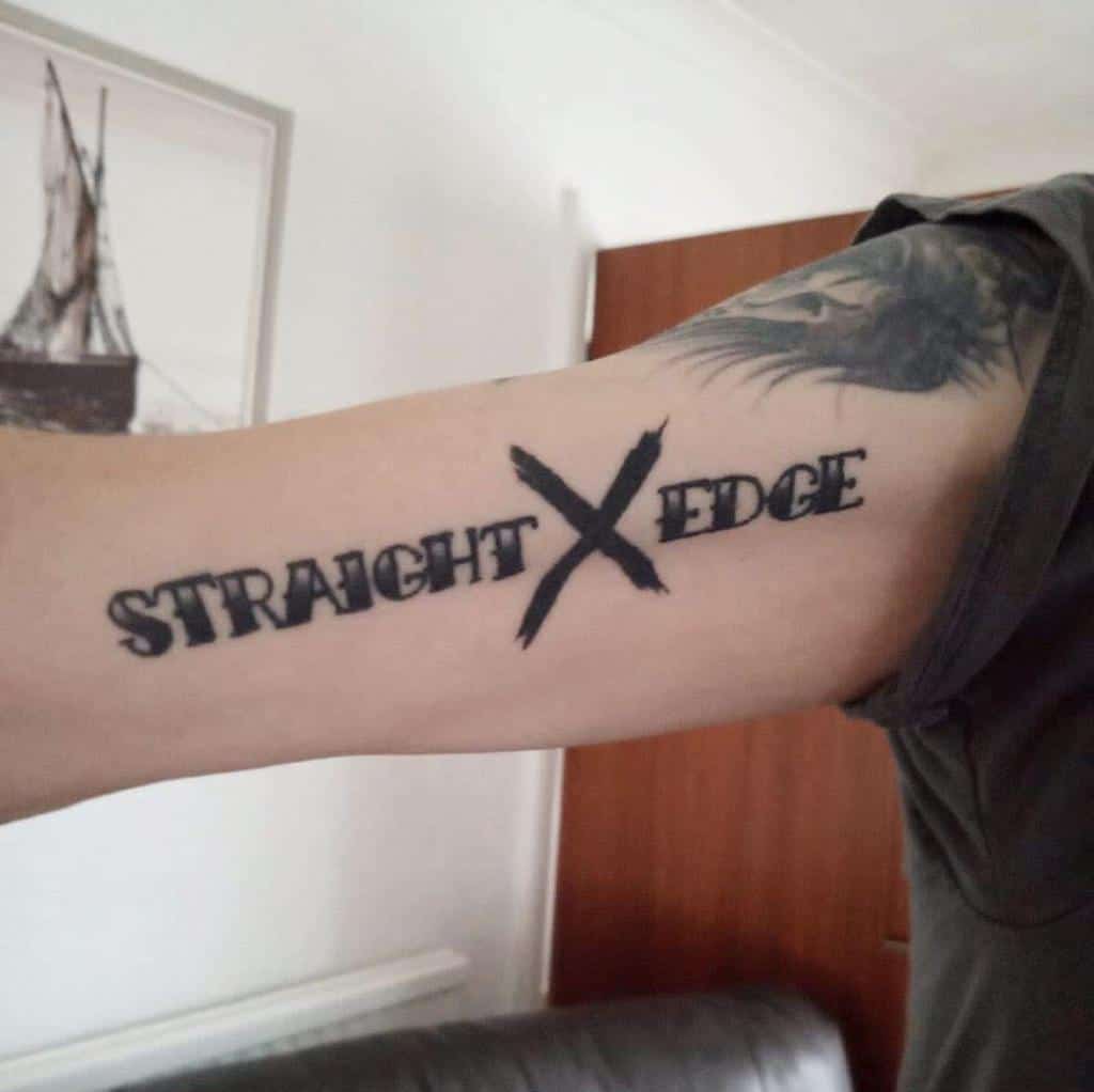 Tatuaż Straight Edge — zdjęcie 75