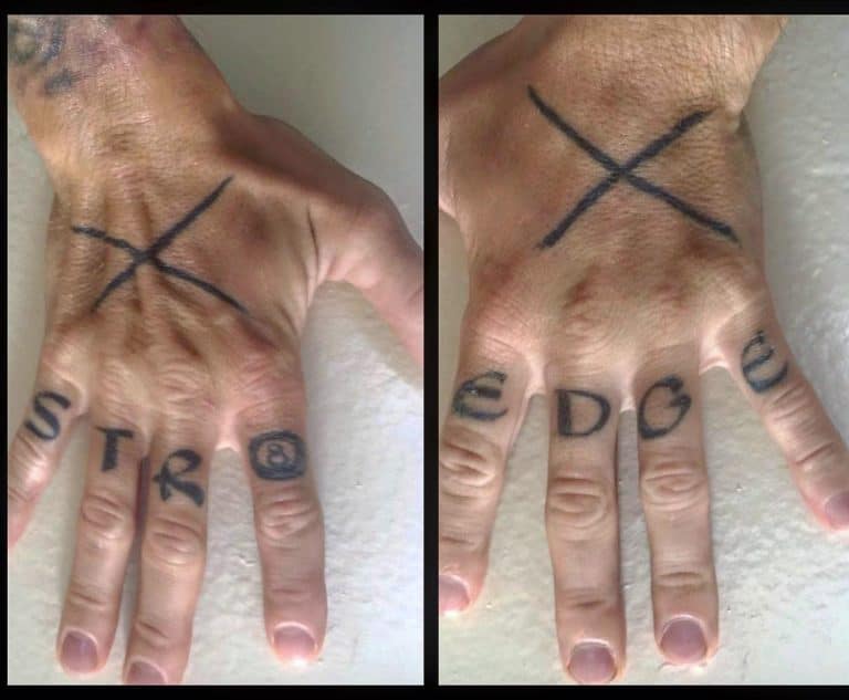 Tatuaż Straight Edge — zdjęcie 78