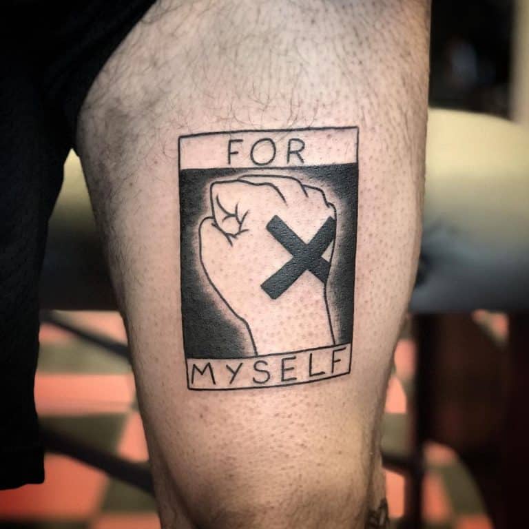 Tatuaż Straight Edge — zdjęcie 84