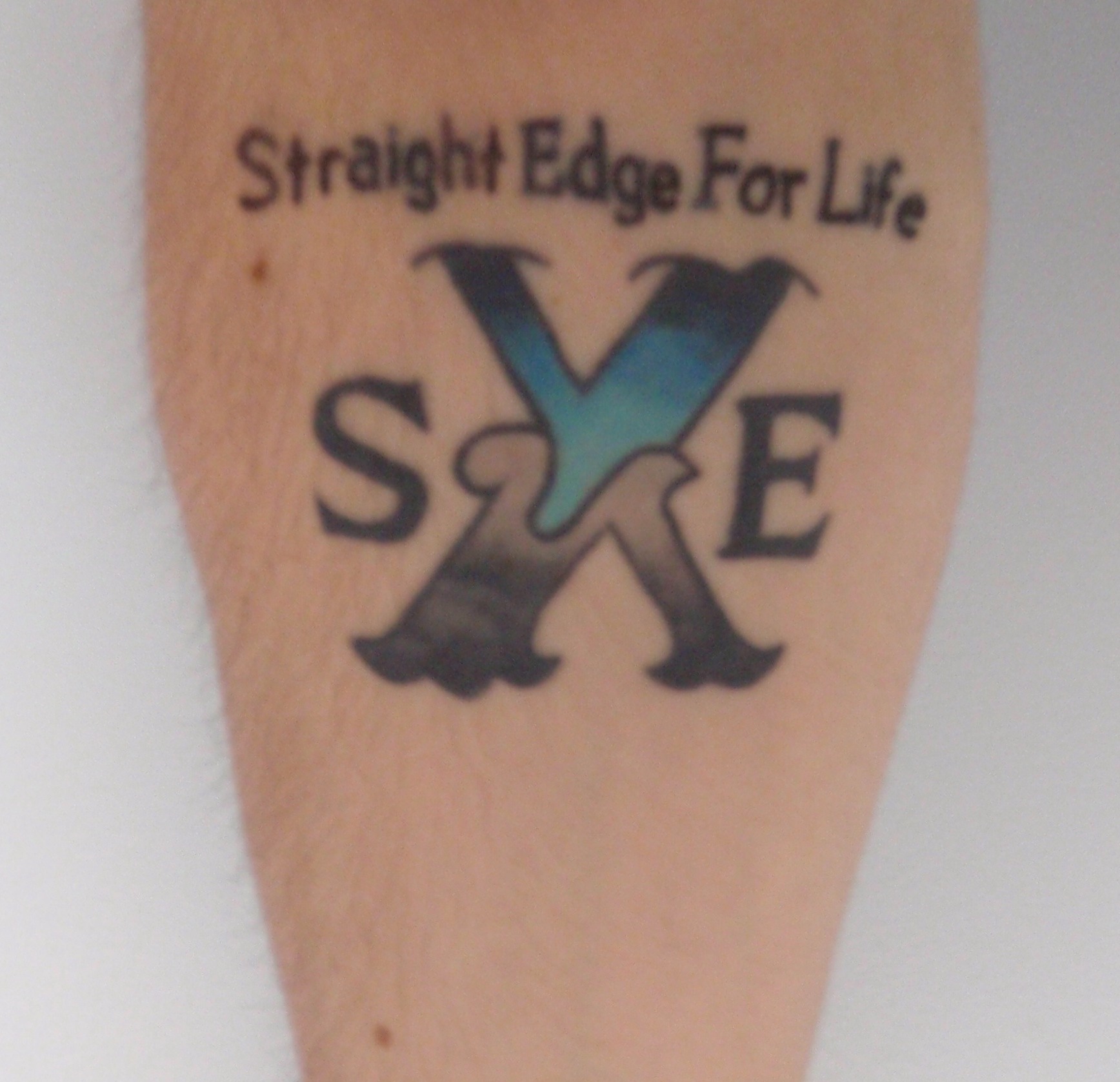 Tatuaż Straight Edge — zdjęcie 85