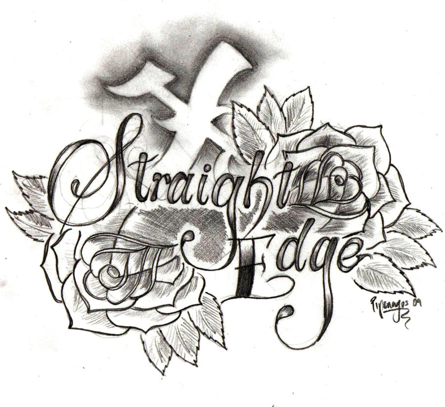 Tatuaż Straight Edge — zdjęcie 87